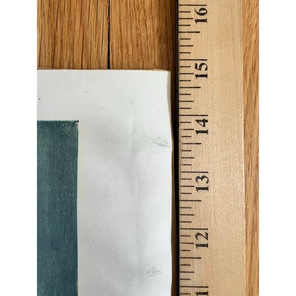 Vtg Print Girl And Her Cat 1961 Margaret Keane Big Eye No Frame 15x12” - Picture 8 of 11